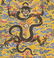AN IMPERIAL YELLOW BROCADE EMBROIDERED SILK DRAGON ROBE - 4