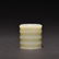 A CARVED WHITE JADE ARCHERS THUMB RING - 2