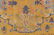 A YELLOW BROCADE EMBROIDERED SILK DRAGON PANEL - 2