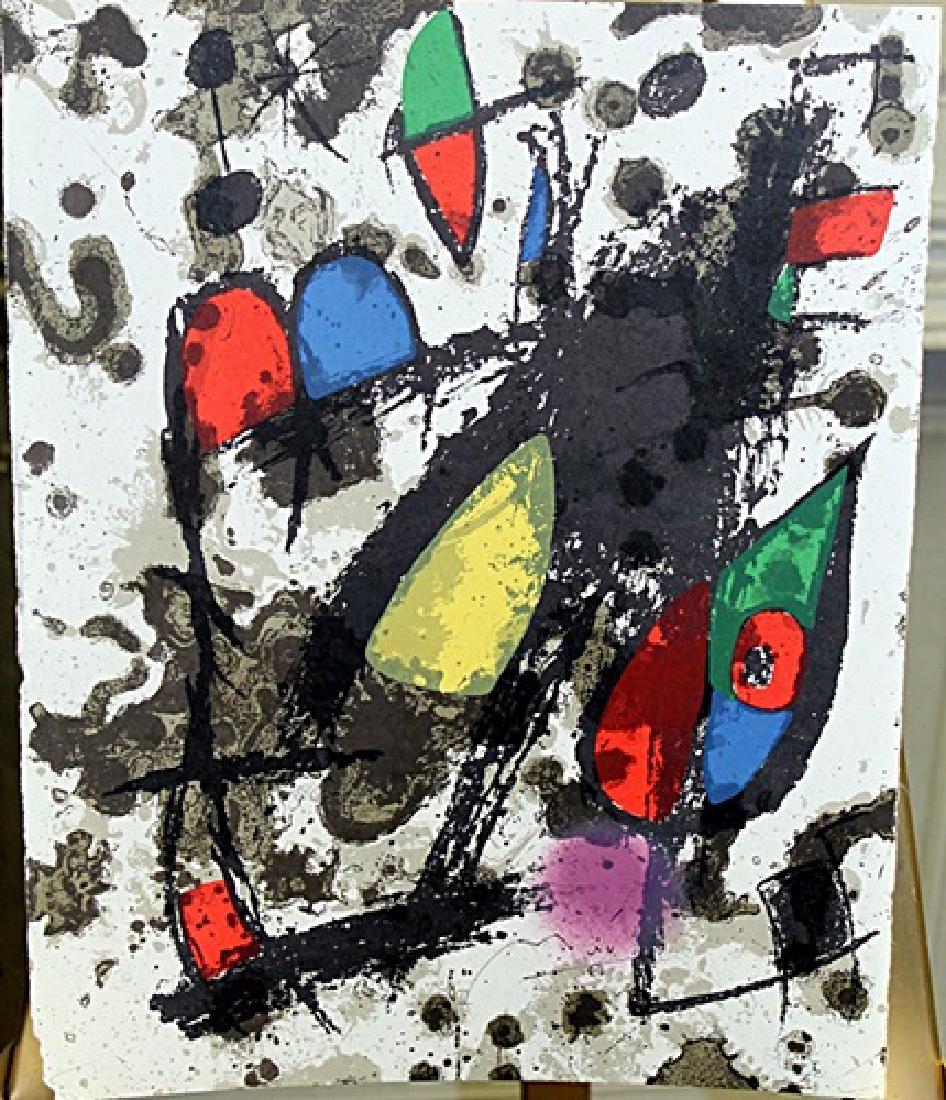 Signed Miro Lithograph (1 of 2)