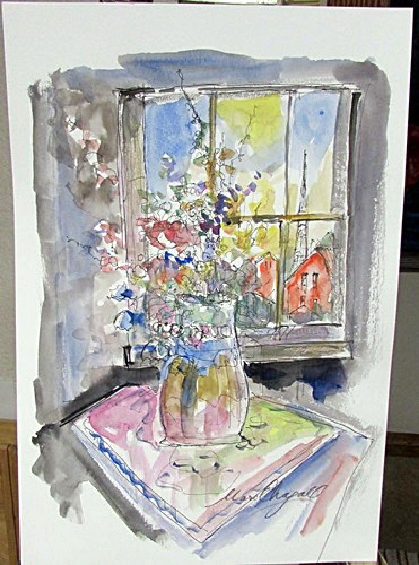 Signed Marc Chagall Watercolor (1 of 2)