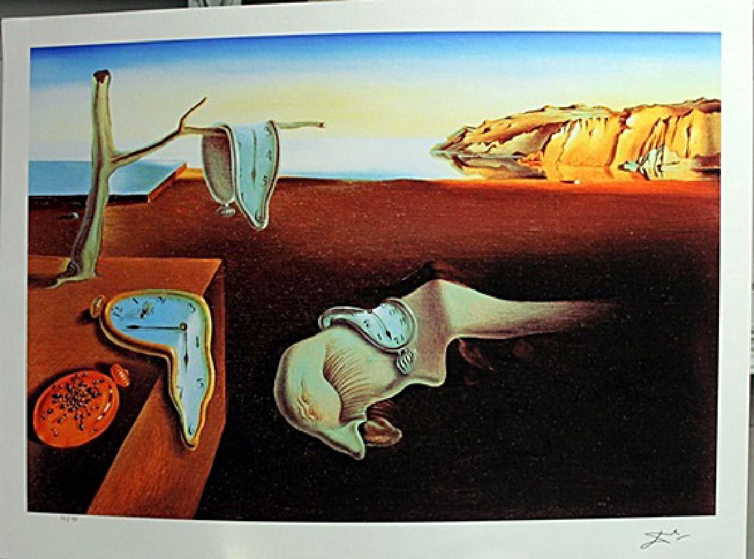 Signed Limited Edition Salvador Dali: authentic Salvador Dali exquisite limited edition lithograph bearing the signature. Approx size 33X21.
