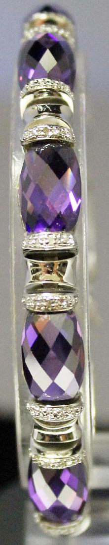 Beautiful Sterling Silver Lab Amethyst & White Topaz (1 of 3)