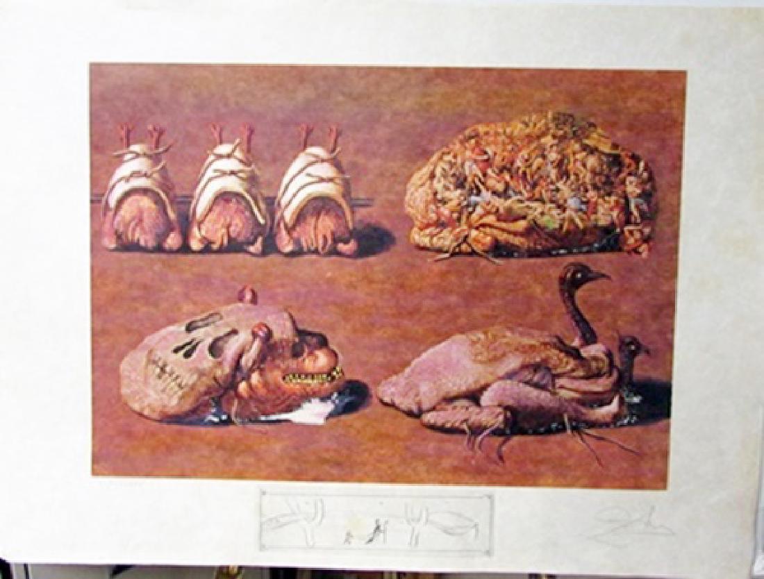 Hand Signed Limited Edition Salvador Dali (1 of 5)