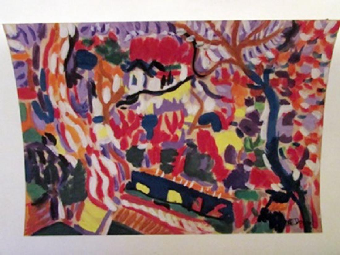Andre Derain - The Jungle Watercolor: Watercolor on paper in the manner of Andre Derain - The Jungle, bearing the signature, private collection, unframed dimensions approx 12x8.