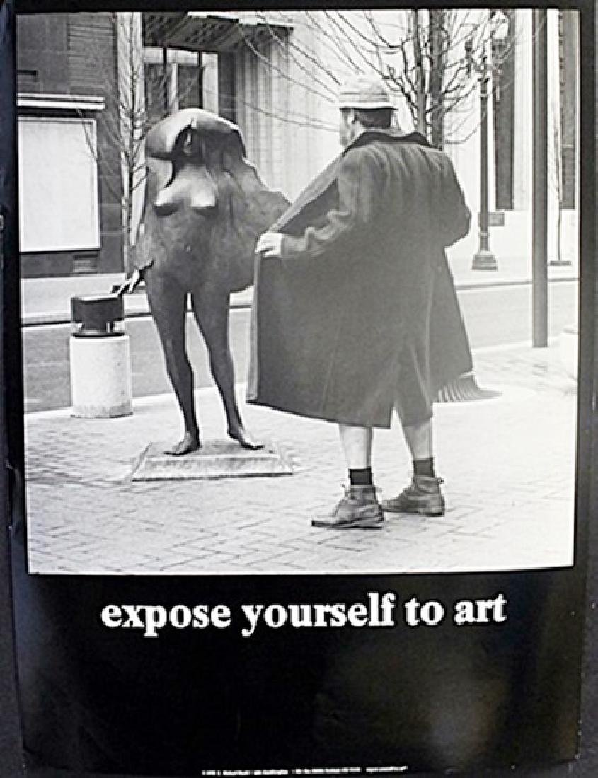 Fine Art Print "Expose yourself to Art" by Michael: Authentic Fine Art Print "Expose yourself to Art" by Michael Beard, Size Approx. 24 x 18 In.
