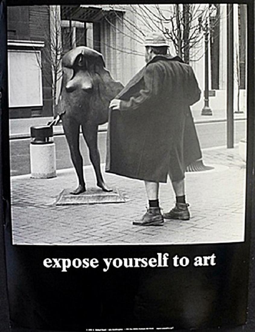 Fine Art Print "Expose yourself to Art" by Michael: Authentic Fine Art Print "Expose yourself to Art" by Michael Beard, Size Approx. 24 x 18 In.