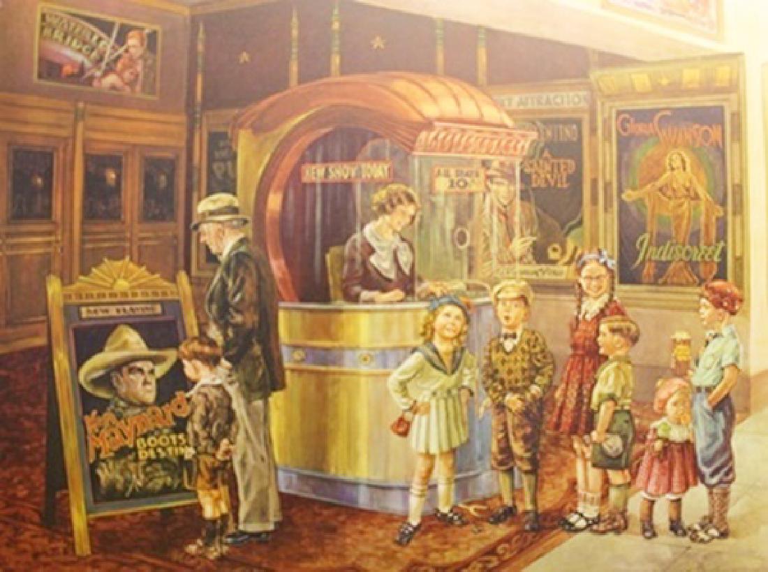 "Saturday Afternoon at the Movies" By Lee Dubin (1 of 2)