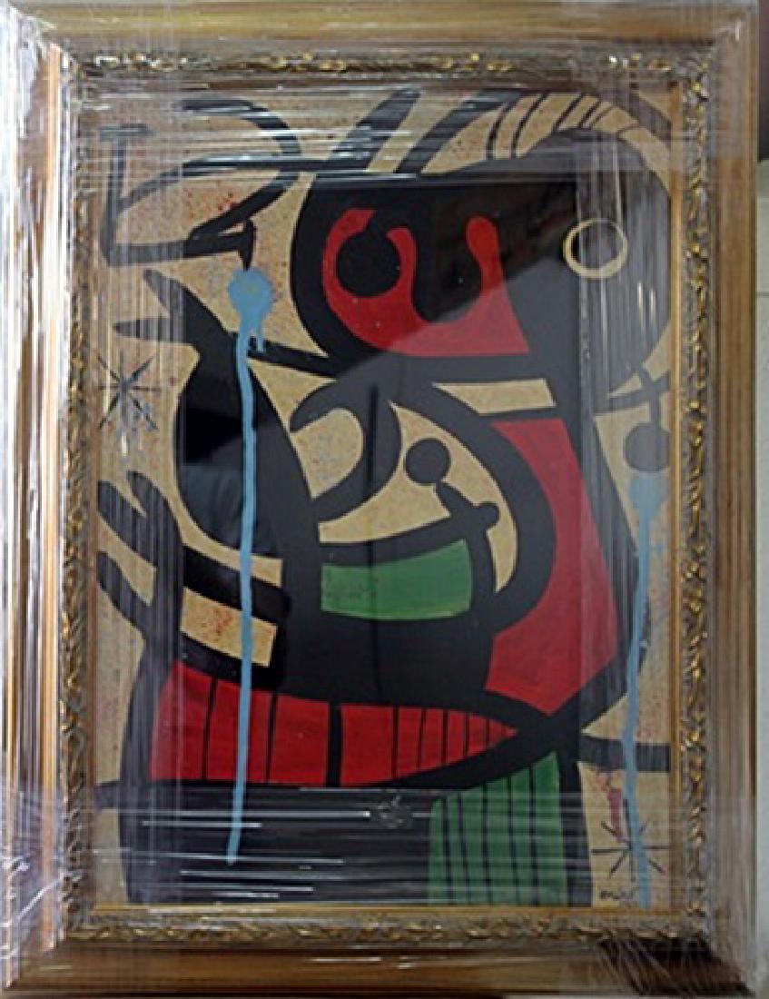 Signed Oil Joan Miro (1 of 2)