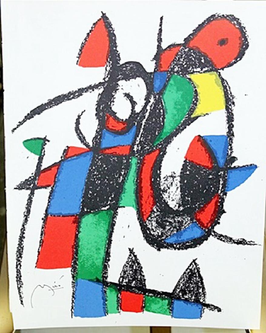 Signed Miro Lithograph (1 of 2)