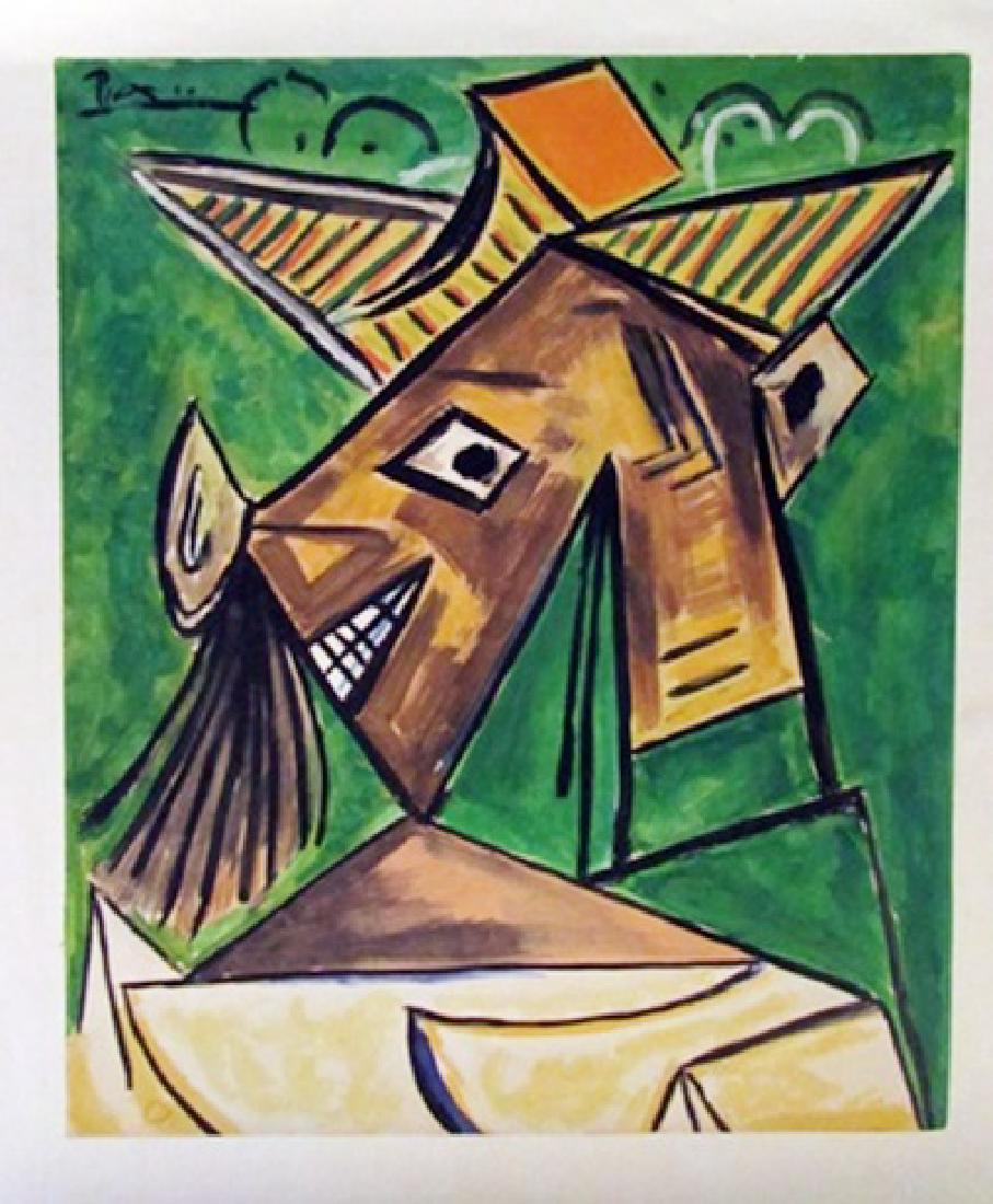 Pablo Picasso - The Fisherman Watercolor (1 of 2)