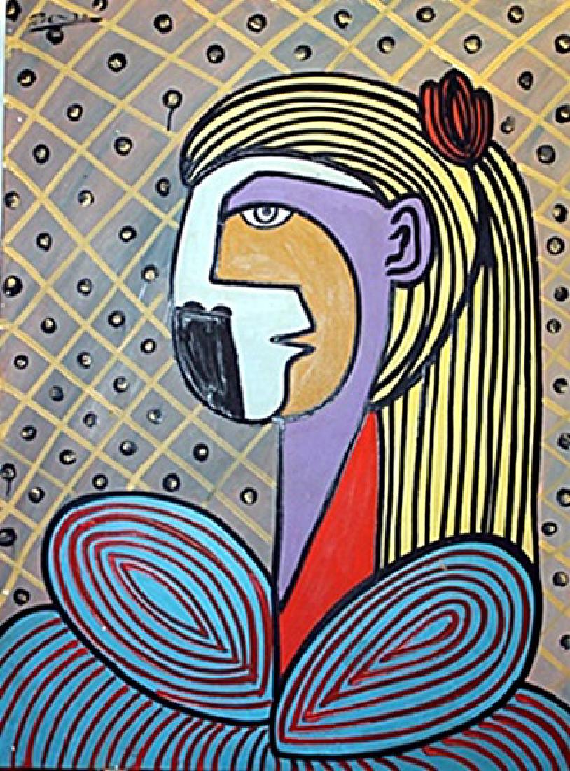 Jacqueline - Pablo Picasso - Oil On Canvas (1 of 3)