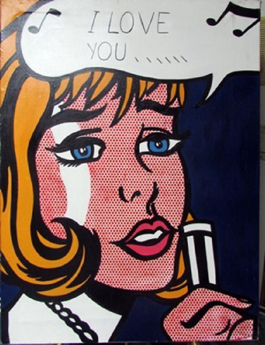 Oil on Canvas Roy Lichtenstein (1 of 1)