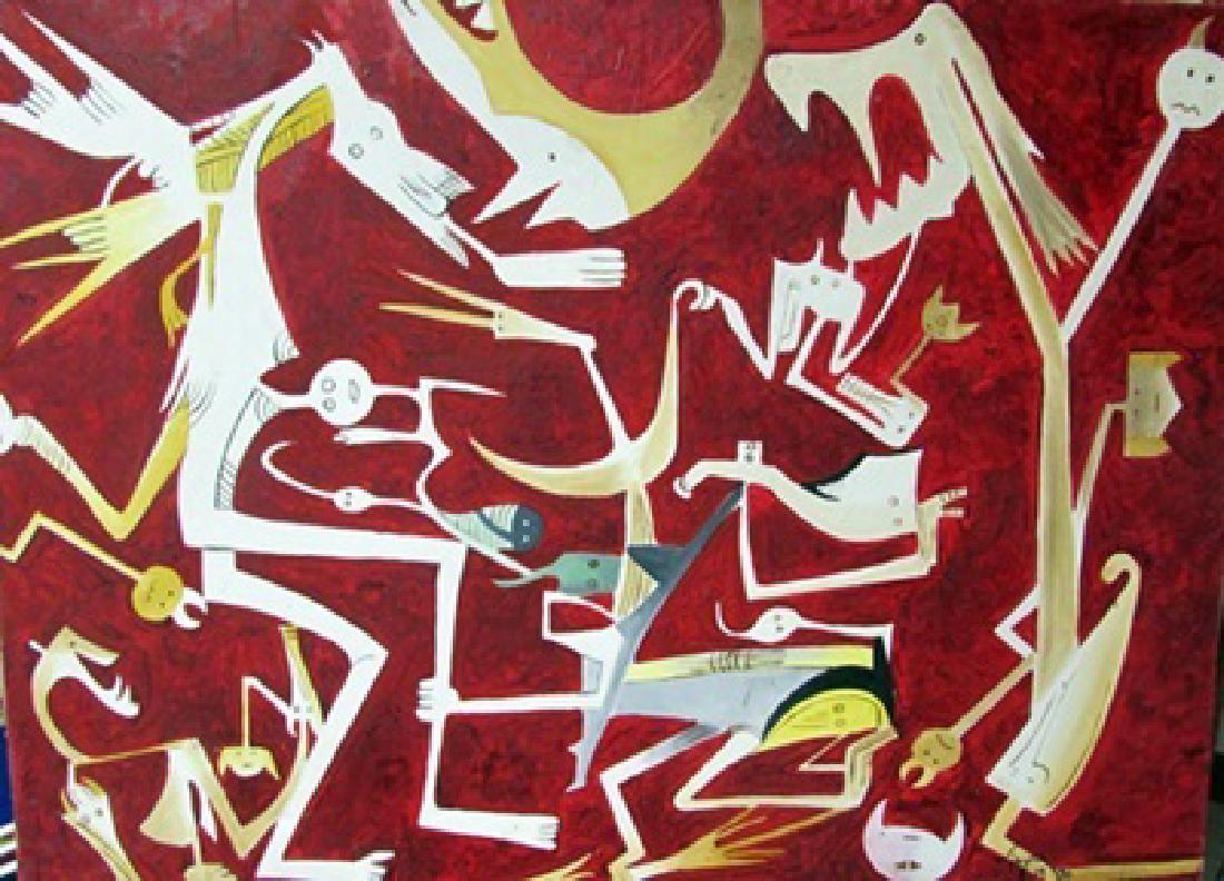 Wilfred Lam Oil on Canvas (1 of 3)