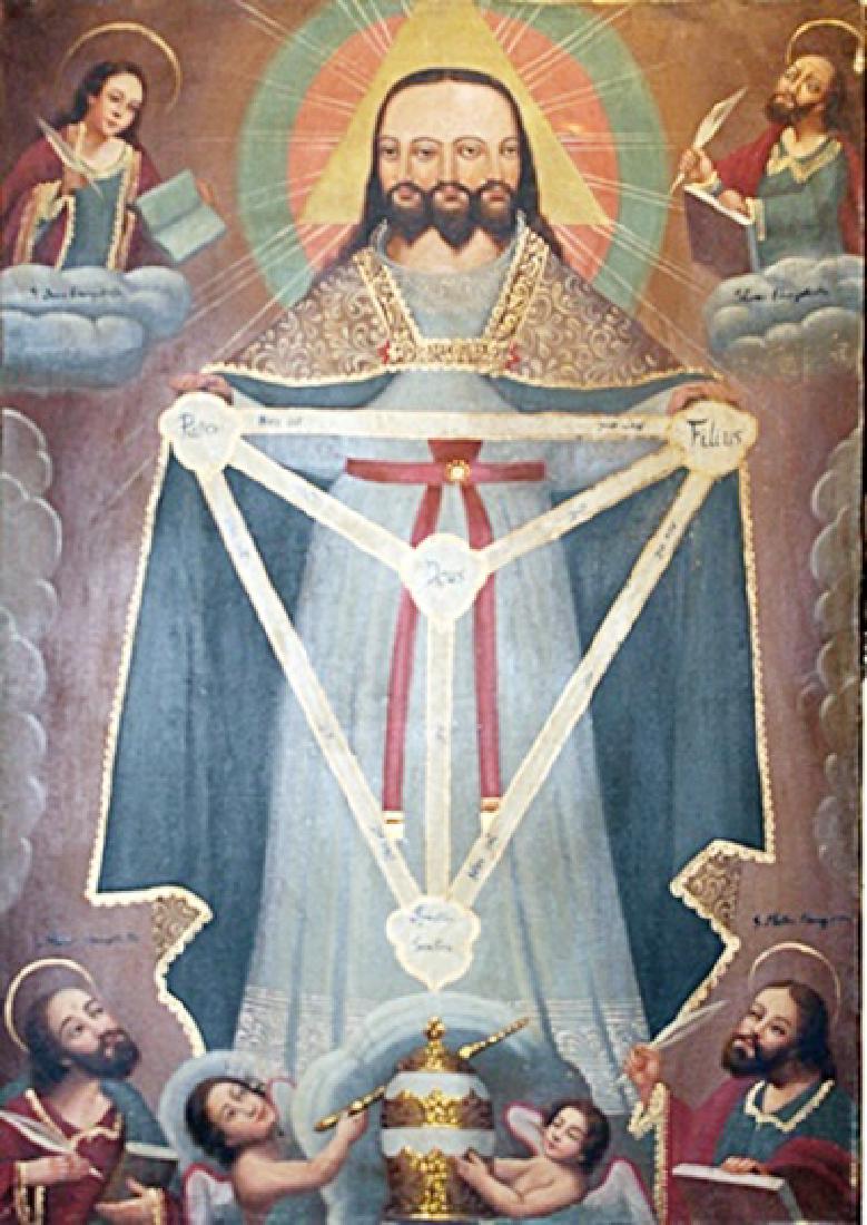 Vigin Mary - Oil On Canvas (1 of 2)