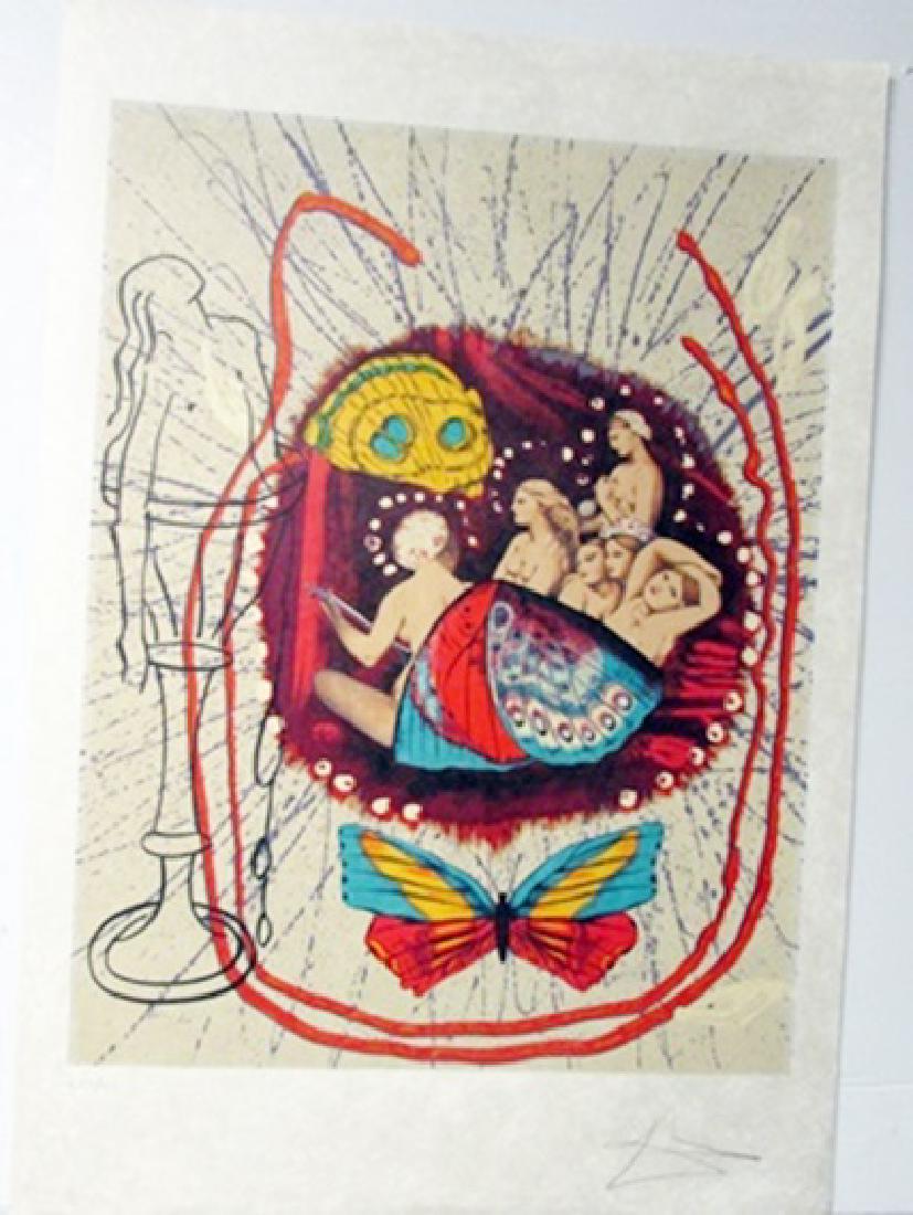 Hand Signed Limited Edition Salvador Dali (1 of 4)