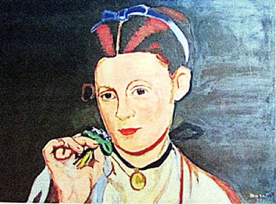 Edouard Manet - Ms Clarisse 1871 Watercolor (1 of 1)