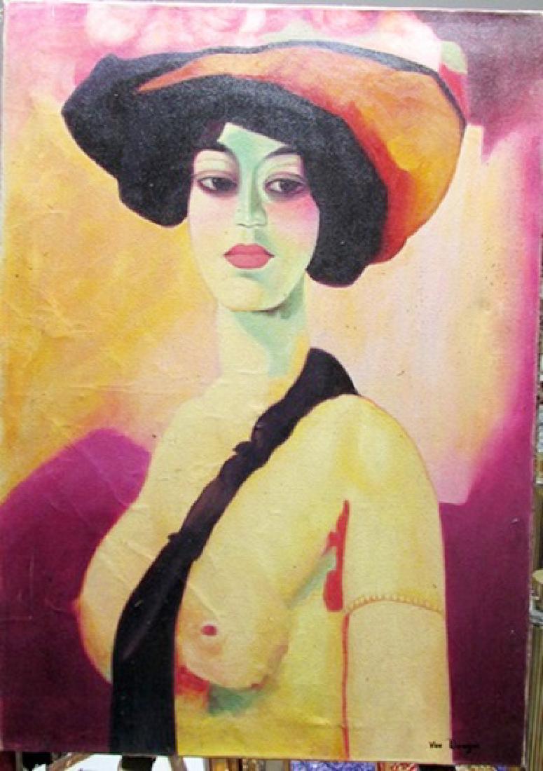 Kees Van Dongen - Bella Gisselle Oil on Canvas (1 of 2)