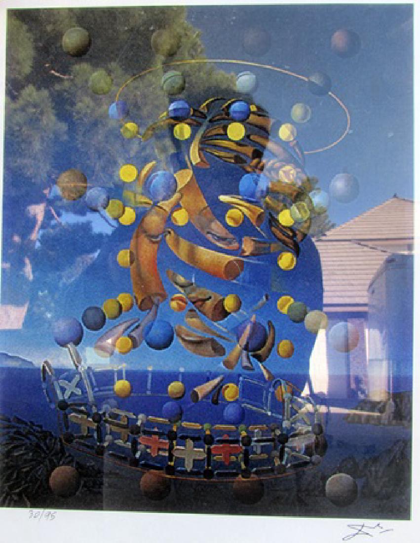 Maximum Speed of Raphaels Madonna - Salvador Dali -: Lithograph by Salvador Dali. Salvador Dalí, was a prominent Spanish surrealist artist of Catalan ethnicity born in Figueres, Catalonia, Spain.