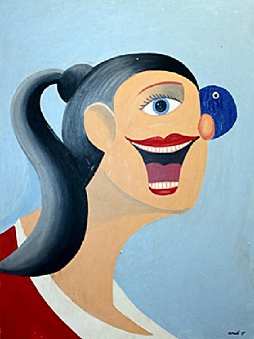 Ms Denisse - George Condo - Oil On Canvas (1 of 2)