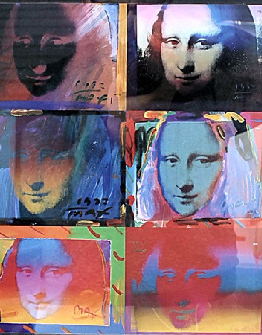 Mona Lisa Collage - Peter Max - Lithograph (1 of 2)