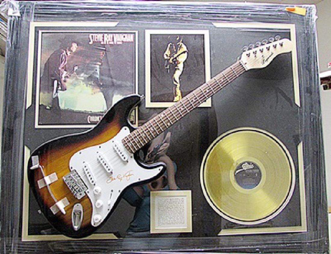 Legendary Steve Ray Vaughan Autographed Gold Record (1 of 5)