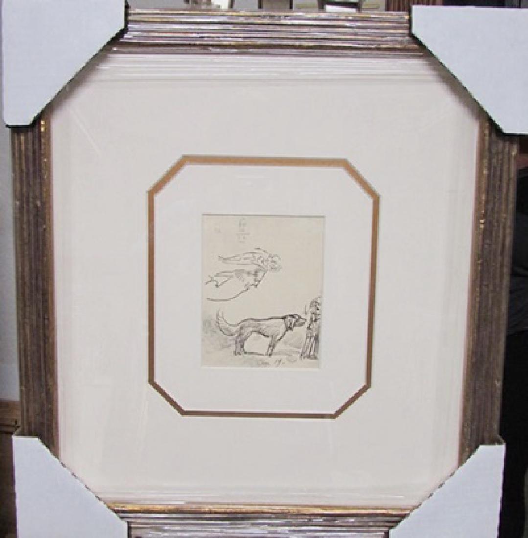 Hand Signed Authentic Drawing Ludovic Rodo Pissarro - (1 of 2)