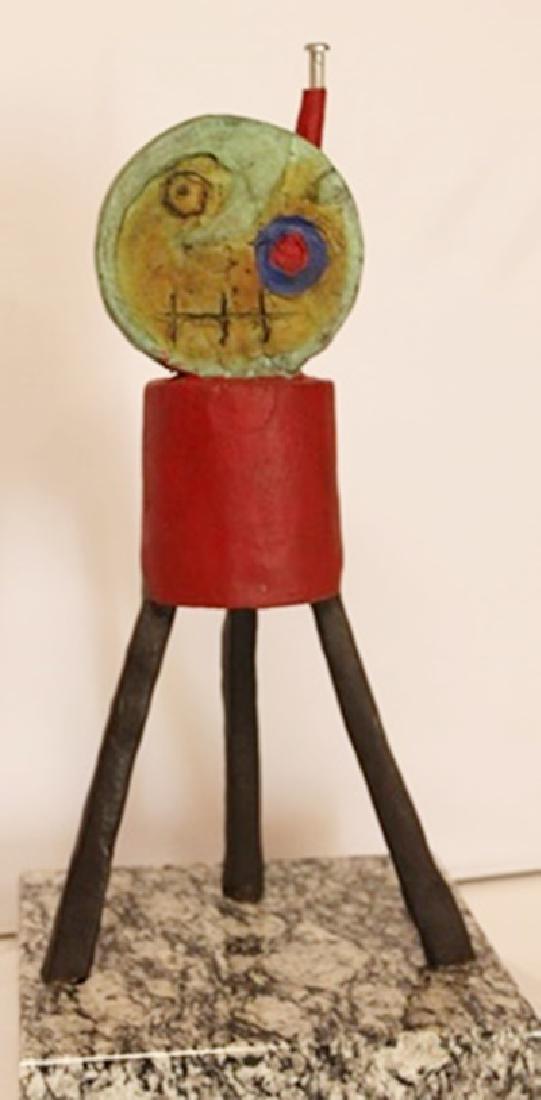 Bronze Sculpture on a Marble Base - Joan Miro (1 of 4)