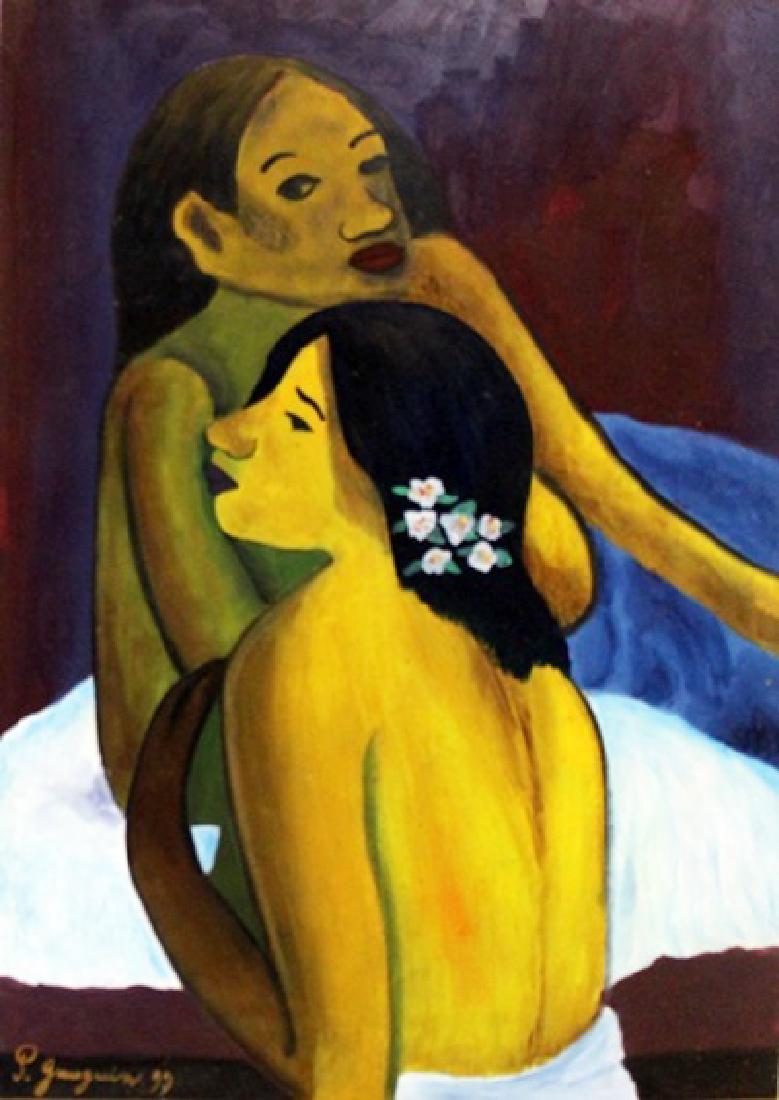 Paul Gaugin - Two Womans 1899 Oil (1 of 2)