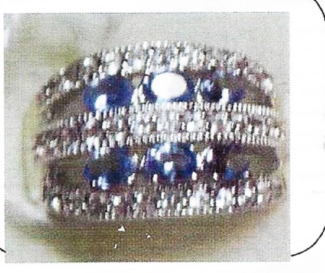 Ladys silver tanzanite ring (1 of 1)
