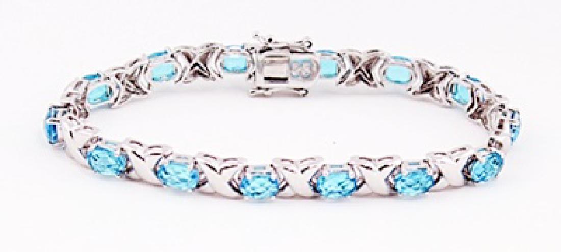 SILVER BRACELET WITH PARIBA QUARTZ (1 of 1)