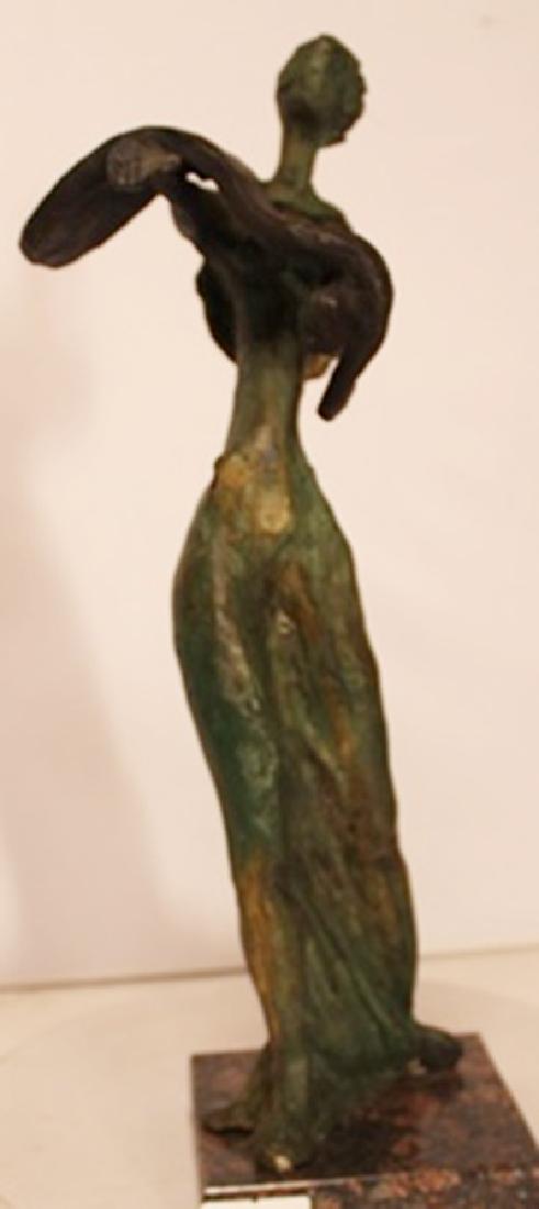 Lady with Melting Clock - Patina Bronze - Salvador Dali (1 of 4)