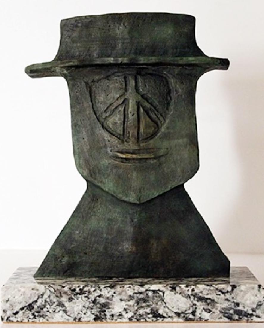 Patina Bronze Sculpture - Artist Rufino Tamayo (1 of 4)