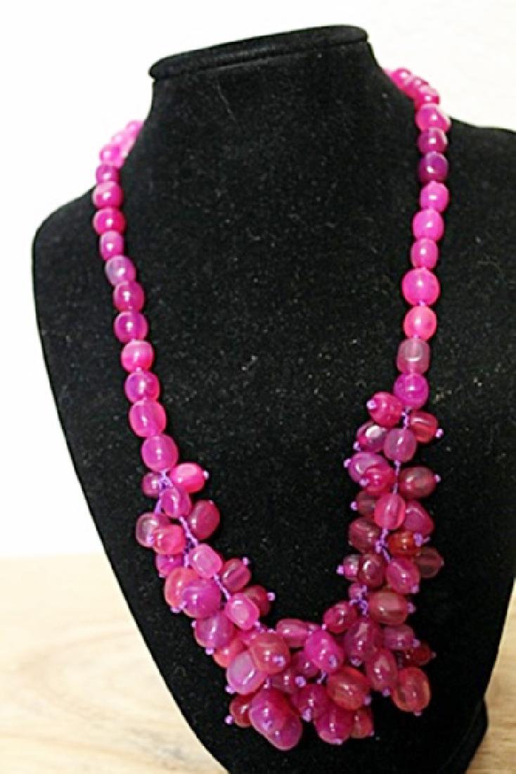 Sterling Silver/ Ruby's Necklace (1 of 2)