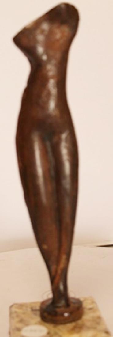 Bronze Sculpture - Alexander Archipenko: Limited Edition, Hand Signed, Bronze Sculpture after the artist, Size Approx. 10" x 3" x 3" in.
