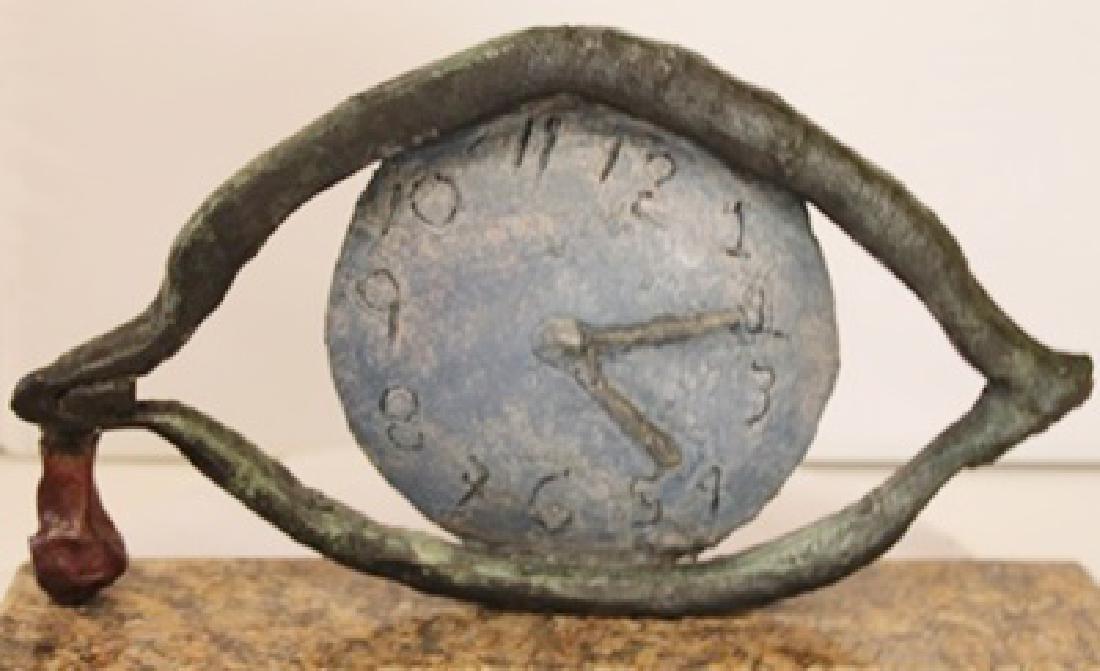 Eye of Time - Patina Bronze Sculp. - Salvador Dali (1 of 4)