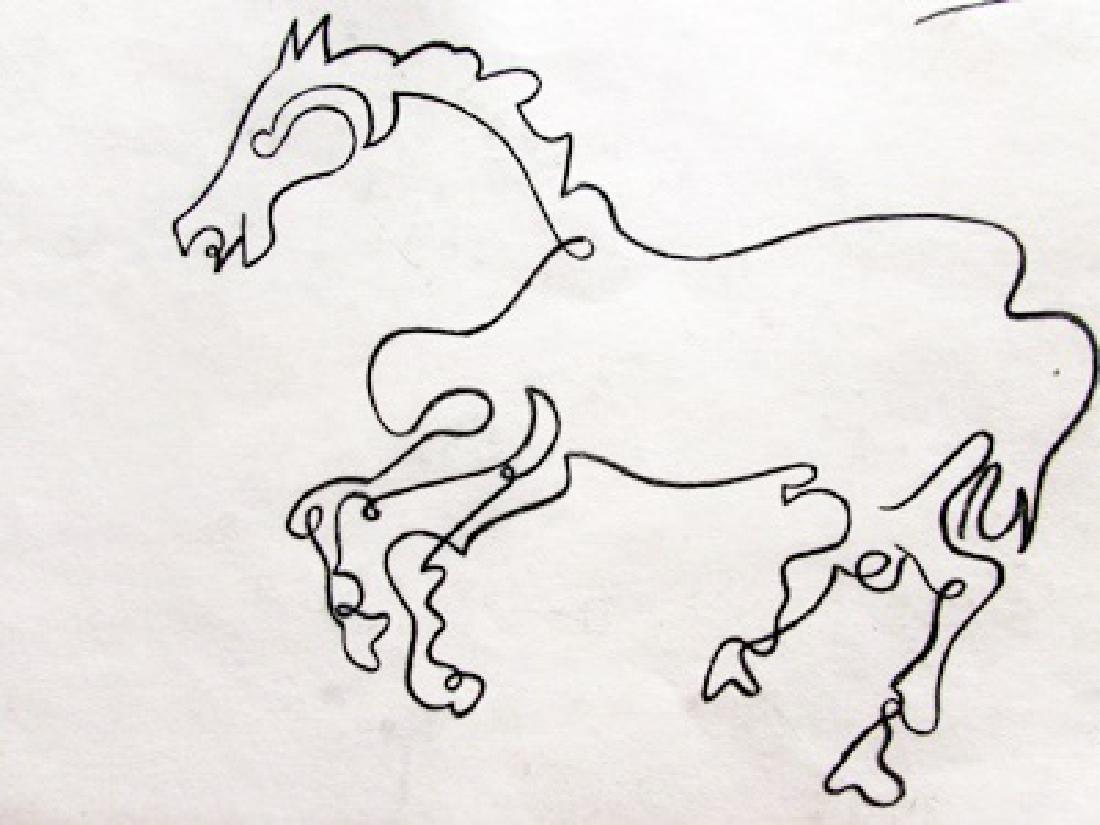 Pablo  Picasso - Drawing on paper  47E (1 of 2)