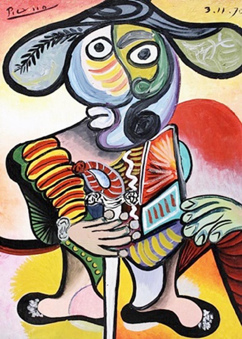 Pablo Picasso - El Torero - Oil on Canvas (1 of 1)