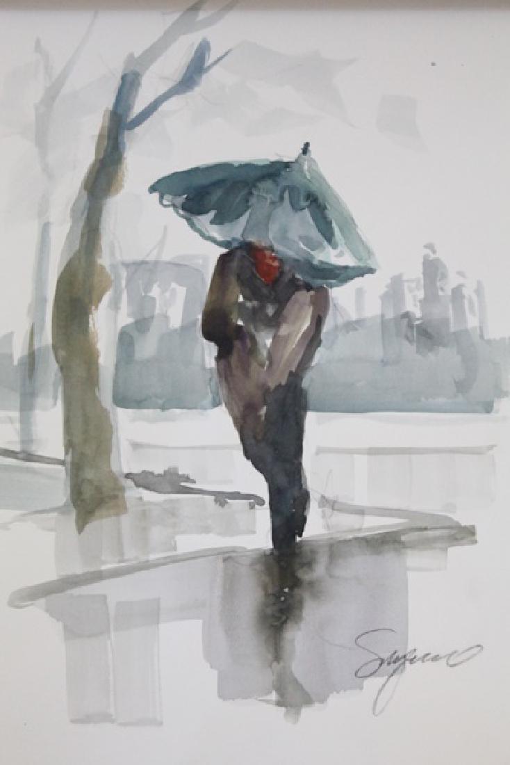 "WALKING IN THE RAIN II" BY MICHAEL SCHOFIELD (1 of 1)
