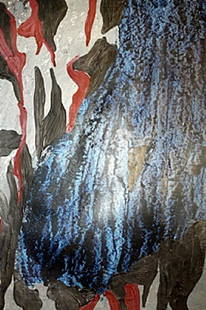 1944-1 - Clyfford Still - Oil On Paper: Oil on paper, attributed to Clyfford Still, approx. 19x13in. Clyfford Still was an American painter, and one of the leading figures in the first generation of Abstract Expressionists, who developed a