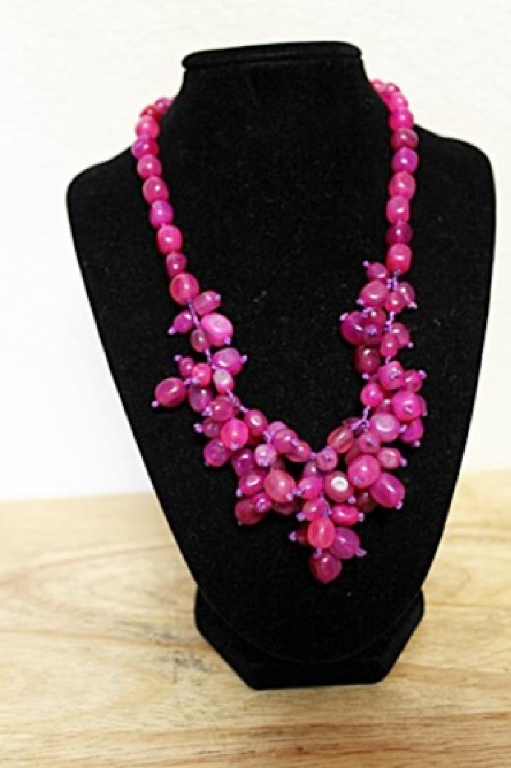 Sterling Silver/ Ruby's Necklace