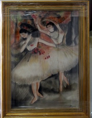 Signed Oil Edgar Degas: attributed to Edgar Degas, bears a signature. Unframed dimensions approx 11x14,