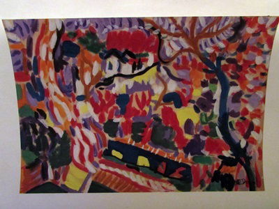 Andre Derain - The Jungle Watercolor: Watercolor on paper after Andre Derain - The Jungle, bearing the signature, private collection, unframed dimensions approx 12x8.