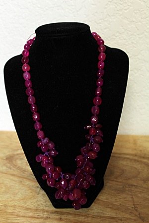 Sterling Silver/ Ruby's Necklace: Sterling Silver/ Ruby's Necklace All Natural 1900cts. 24" approx.