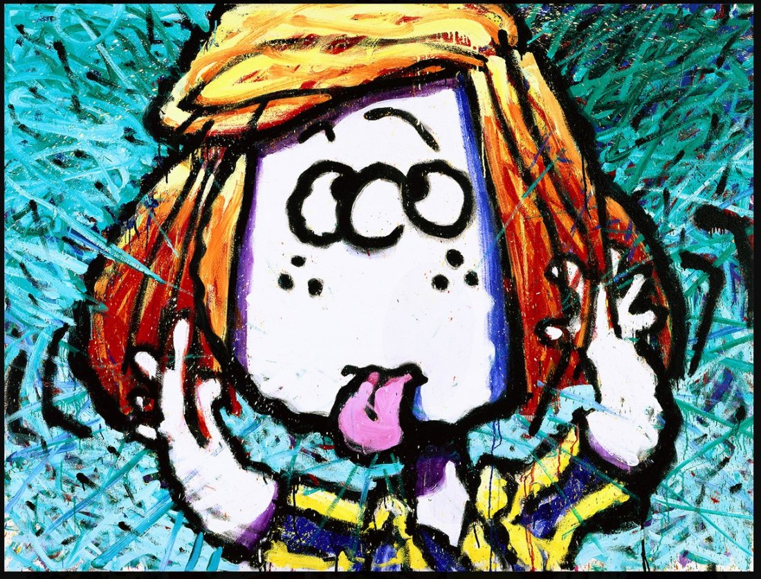 From Sir With Love 1995' by Tom Everhart: Authentic Tom Everhart Print, unframed dimensions approx. 12 x 8 Inches.