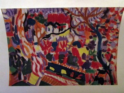 Andre Derain - The Jungle Watercolor: Watercolor on paper in the manner of Andre Derain - The Jungle, bearing the signature, private collection, unframed dimensions approx 12x8.