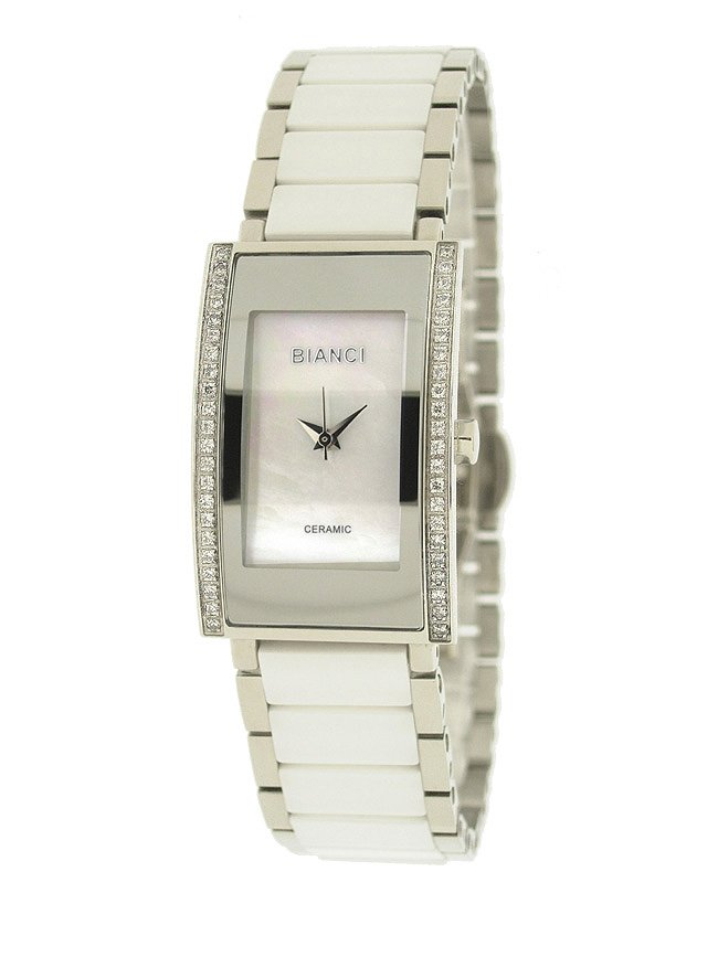 Roberto Bianci Bella Women's White Ceramic Watch: For the fashionable woman of today's world with an eye for the casual and elegant watch wear, ROBERTO BIANCI has created the B283, part of the Bella Collection. It features a Japanese quartz movement 