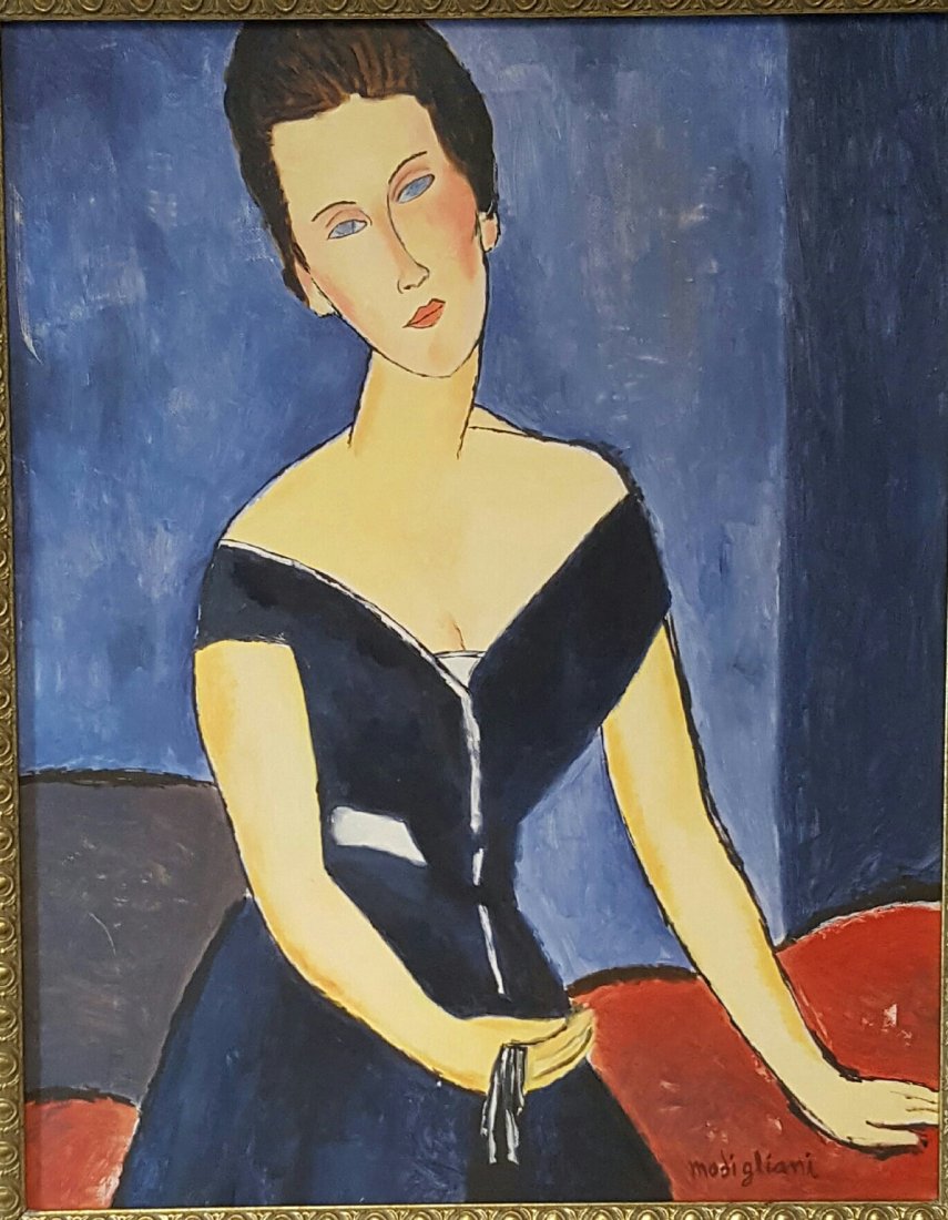 Amadeo Modigliani (1884-1920)-Oil on Canvas-ATTRIB. (1 of 4)
