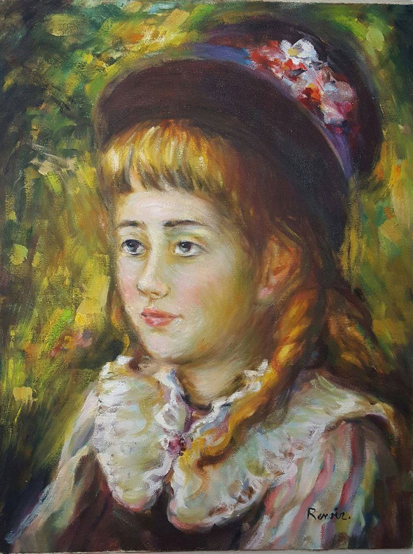 Pierre Auguste Renoir (1841-1919)- oil on (1 of 2)