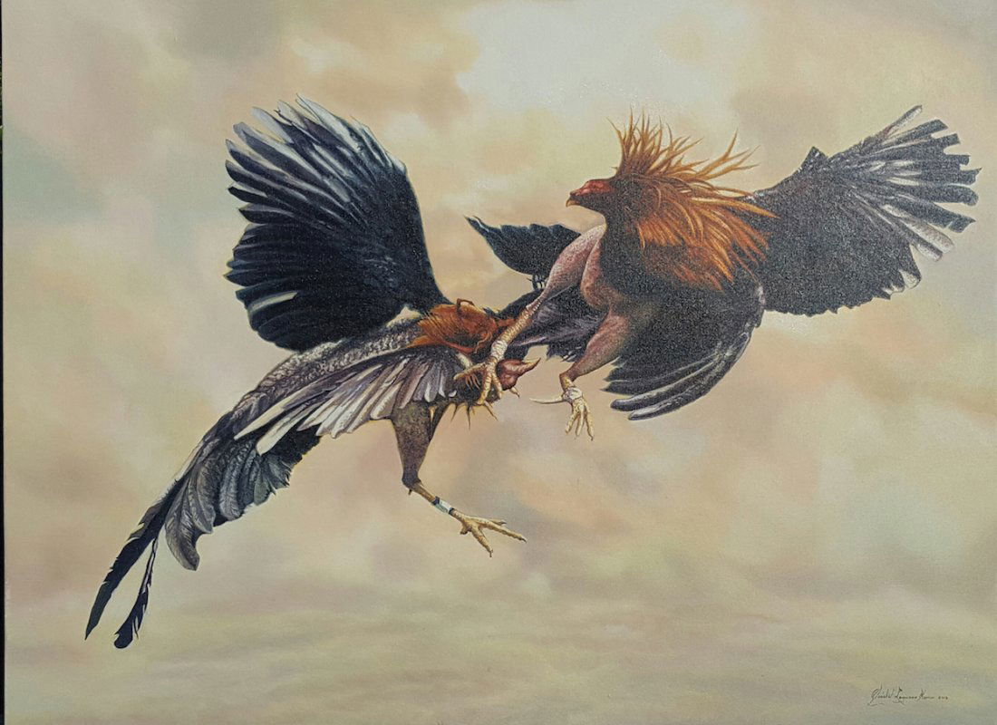 Quisbel Lezcano Blanco-Oil on canvas-Dimensions: 30"h X (1 of 2)